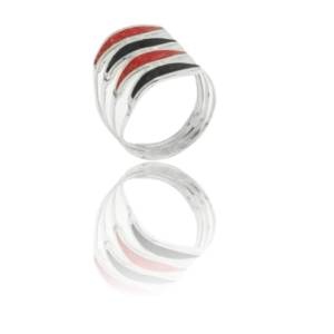 Anillo de Coral  Rojo