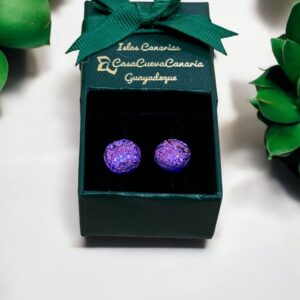 Pendientes Dicroico Malva