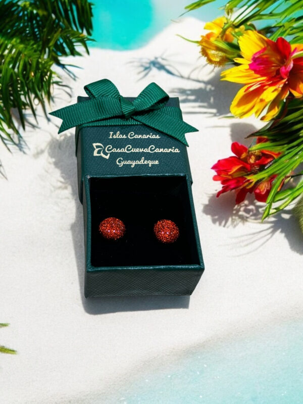 Pendientes Dicroico Rojo