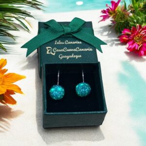 Pendientes Dicroico Verde