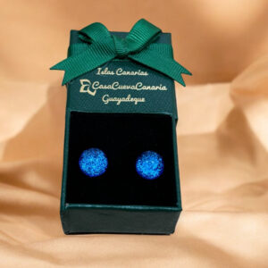 Pendientes Dicroico Azul Marino
