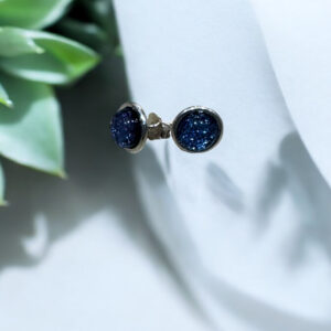 Pendientes Dicroico Azul Capuchón
